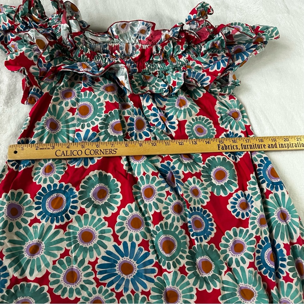 La DoubleJ Breakfast Crazy Daisy Maxi Dress Size medium - Picture 12 of 14